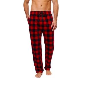Rainforest Micro-fleece Plaid Lounge Pant Size M
